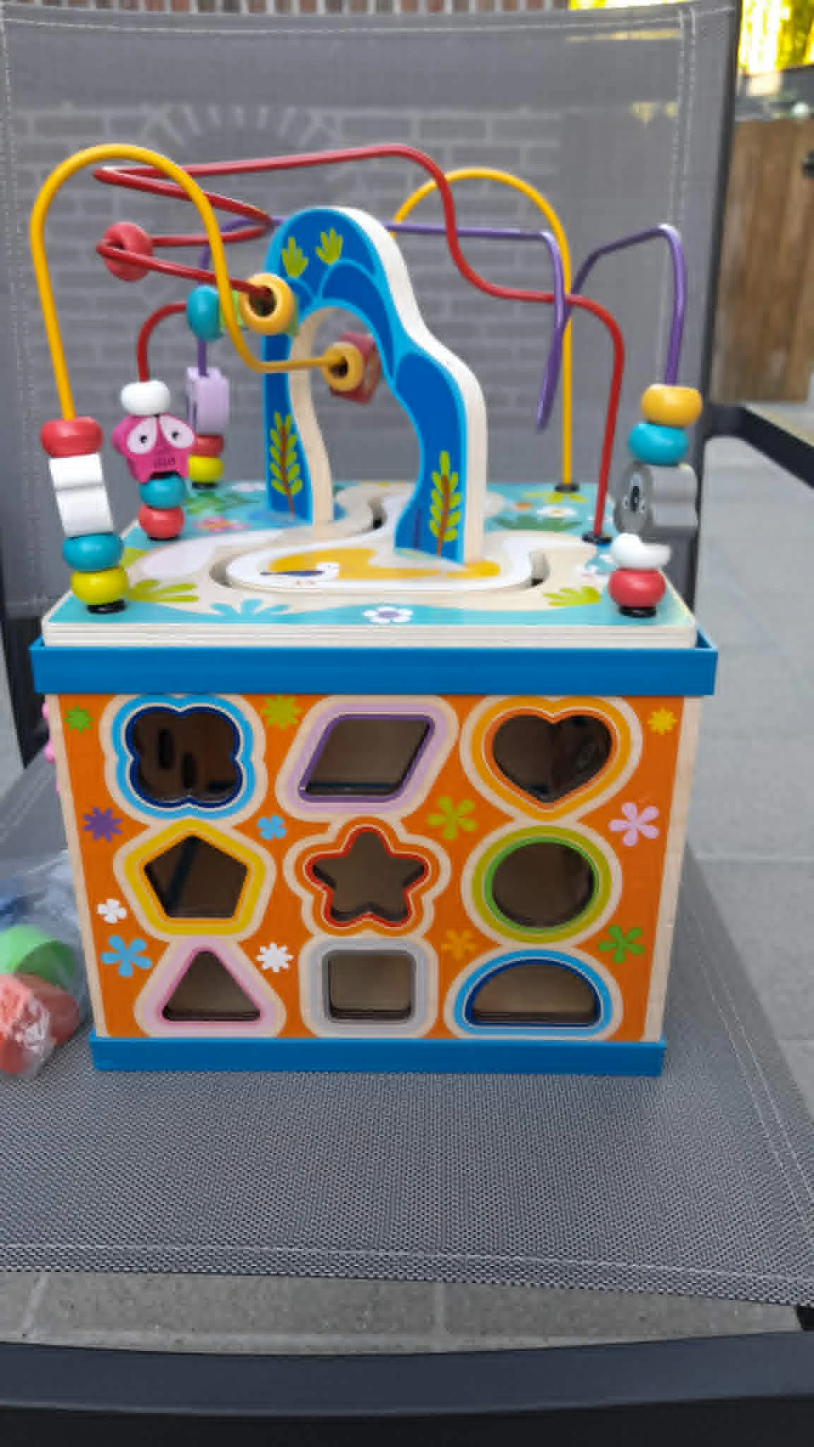 Cube d'activité en Bois 5 en 1